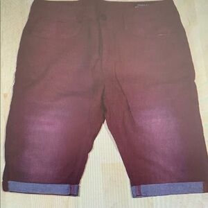 Men's Burgundy Shorts